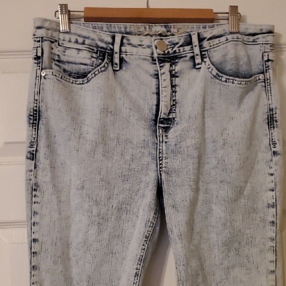 Seven7 jeans womens size 12 light blue bombshell high rise skinny - Picture 2 of 11
